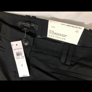 Ann Taylor cotton crop pants size 4